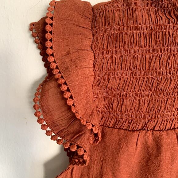 Nanette Lepore Orange Coordinate Top Wide Leg Crop Pant Set Size M NWT - Picture 8 of 16